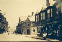 Alfreton High Street, showing Post Office & Shops circa 1910