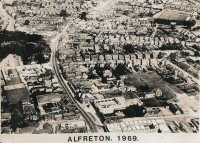 Aerial view of Alfreton 1969