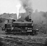 Barclay No 25 Engine built for Stanton works moved to Riddings in 1961 photo taken 12 July 1965