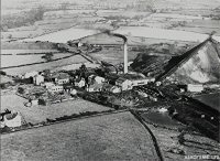 An aerial view of Cotes Park Colliery taken in 1946.