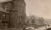 Pinxton Wharf Methosist Chapel and Longwood School 1906