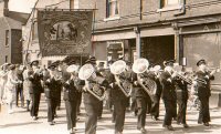 South Normanton Band on Church Sunday School Parade
