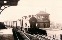 Steam Goods Train at Alfreton Station