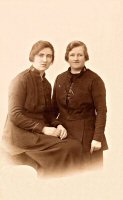 Eliza Burton and Evelyn Tween Somercotes Salvation Army
