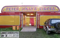 Peter Jolly's Circus on the land at the rear of the Black Horse Inn, from 2012. The land was subject to redevelopment.