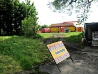The Black Horse Inn, Peter Jolly's Circus on the land at the rear of the Black Horse Inn, from 2012. The land was subject to redevelopment.