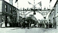Somercotes High Street - August 1902 Celebration for the end of the Boer War