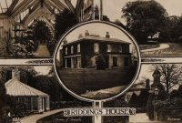 Riddings House: multi-photos on a postcard