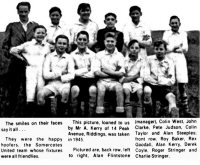 The Somercotes united Football Team of 1945