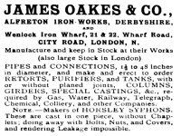 Advertisement for Products produced by Riddings Ironworks