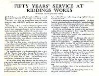 50 Years Service of the Riddings Ironworks