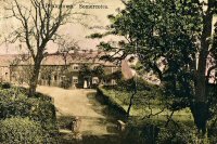 This photograph has been dated to 1906, and shows the cottages from Pennytown Bridge. Demolished in the mid 1980's as part of the Industrial Estate developmemnt