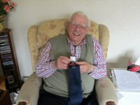 Raymond Allen Bevan Boy - WWII received his Tie and Medal 2013, the Bevan Boys were drafted into the Mines during WW II