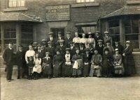 The Black Horse Inn believed to be a Coronation celebration on 22nd June 1911 for King George V. The landlady at the time this photograph was taken was Ann Chambers.