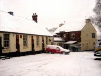 The Black Horse, Lower Somercotes in the winter of 2012