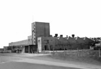 Aertex Factory, Somercotes, possibly taken in the 1960s, before the construction of Hockley Way.