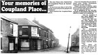 Newspaper Article on Coupland Place, off Nottingham Road Somercotes now demolished