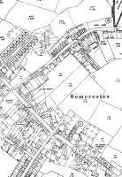 Map of Somercotes, Somercotes Hill, Birchwood Lane & Bank Street