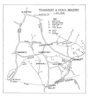 Transport and Industry map of Somercotes, Riddings and surrounding areas