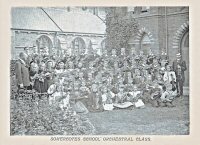 Somercotes Boys School Orchestral class circa 1912