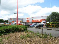 B&Q DIY Store on Nottingham Road in 2014, this is now the B&M Bargain Store.