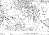 Map of Riddings Iron works 1917 showing parts of Riddings and Pye Bridge.