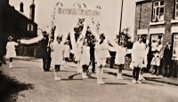 Somercotes Hospital Day Parade on Sleetmoor Lane in the 1930's.