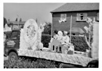 Somercotes Carnival Float on Windmill Rise near the junction of Somercotes Hill in the 1960's.