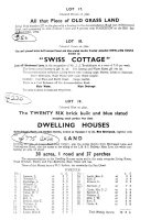 Sale notice for properties and land at Lower Birchwood in 1942, when the Sheepbridge Coal & Iron Company sold off large portions of Somercotes and the surrounding area.