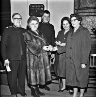 Somercotes Salvation Army gift day 11th December 1967.