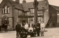 Crich Stone Cross 1914 on the junction of Matlock Road