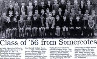 Photograph with names of pupils from 1956