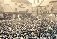 Unveiling of the War Memorial