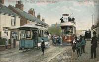 Chesterfield Old & New Tramcars CLEAN