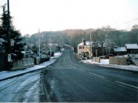 Golden Valley looking down Newlands Inn on right