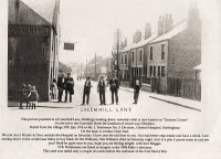 Green Hill Lane Riddings around 1914 looking towards Doctors Corner