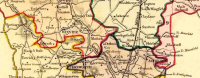 Early Map showing Alfreton