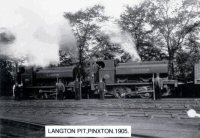 Trains at Langton Pit Pinxton 1905