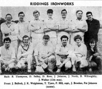 Riddings Ironworks Cricket Team circa 1960