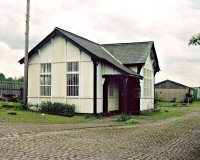 Old Railway Station remains at Pye Bridge