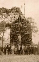 Coronation Bonfire for George V at Codnor 1911