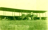 1925 Aircraft made a forced landing near Codnor Castle August 12th.