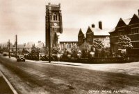 Derby Road Alfreton showing Watchorn Church