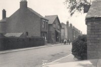 Leabrooks Cemetery Road viewed from Main Road.