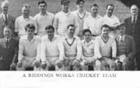 Riddings Ironworks Cricket Team