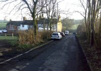 A photograph of Bonsall Row, taken from Cockshutt Lane, 2012.