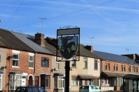 The Black Horse Inn, The Black House Pub Sign, taken in 2012