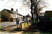 A view from the Market Place towards Somercotes Hill, Somercotes. Taken in 2012