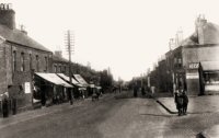 View from the top of Somercotes Hill Market Place entrance on right