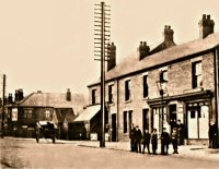 Leabrooks - Post office. An early photograph of Leabrooks Post Office, probably dating from around the 1910s